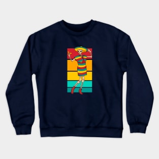 Dia de los Muertos Dancer Crewneck Sweatshirt